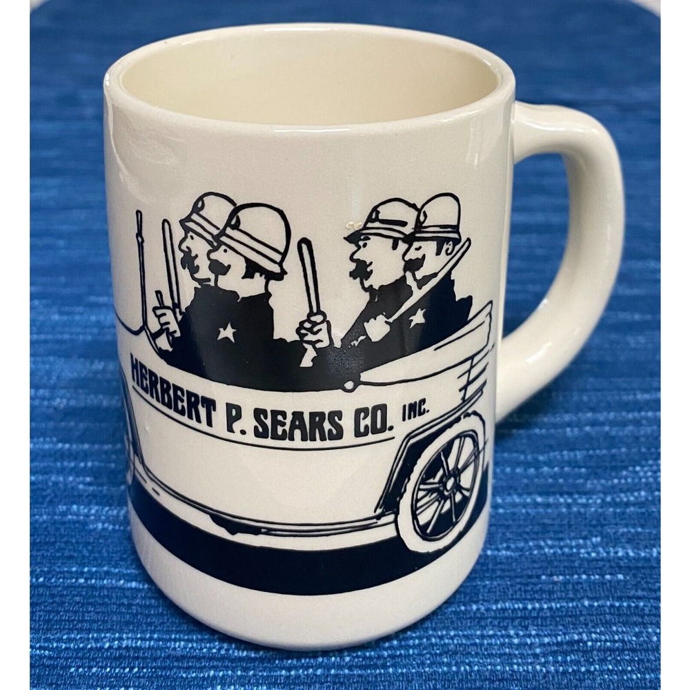 Vintage Coffee Mug Herbert P Sears The Credit Cops Bakersfield CA Ceramic 958A